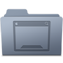 Desktop Folder Graphite icon